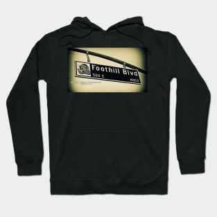 Foothill Boulevard, Upland, California by Mistah Wilson Hoodie